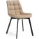 SHEET on a metal frame Chelsea Metal/velor, black/beige 50x60x80 cm
