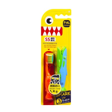 Chigour Children's Brush "Shark" from 3 years old-2