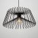 Lamp Bayerlux "Atom" 1x40W E27 Black 40x40x120 cm.