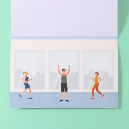Stickers in the book "Sport" + 3 backgrounds 20.7x14.2 cm-13