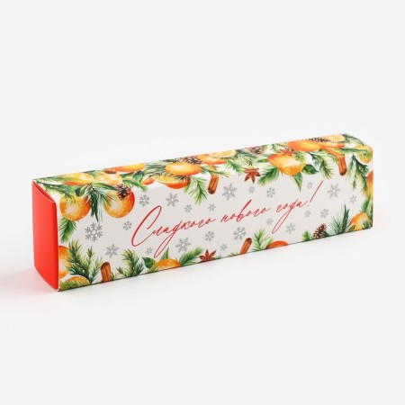 Box for sweets "New Year's botanist", 5 x 21 x 3.3 cm, New Year-2