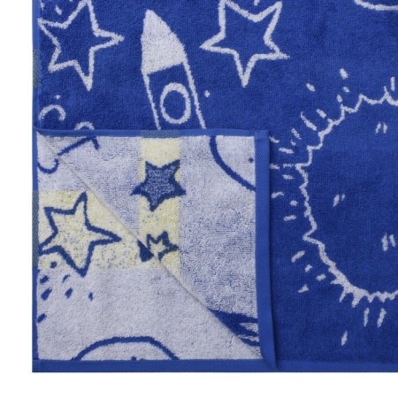 Trick Space Travel towel, 50x90 cm, blue color-3