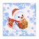 New Year's napkins Paper Lilia "Winter Morning", 2 layers, 33x33 cm, 20 pcs