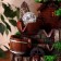 Fountain "Quiet place, house in the forest" 16x19x26 cm (with backlight)