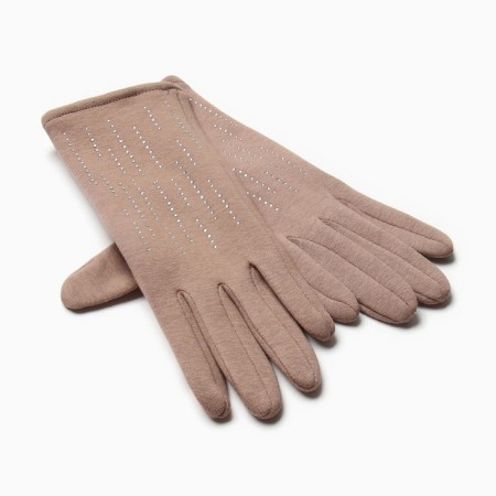 Women's gloves minku "Rock", p. 23 cm, col. brown-3