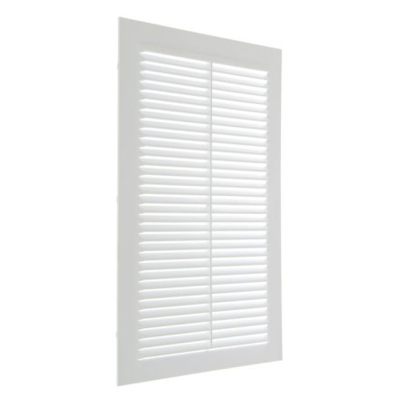 Ventilation grate TDM SQ1807-0090, 200 x 300 mm, indescribable, with a mosquito net, white-1