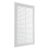 Ventilation grate TDM SQ1807-0090, 200 x 300 mm, indescribable, with a mosquito net, white