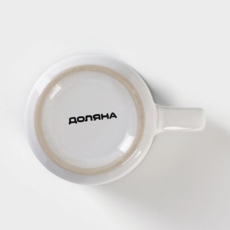 Ceramic share mug "Coffee", 165 ml, white color-5