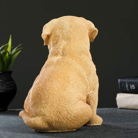 Garden figure "Labrador puppy" 17x12x20cm-6