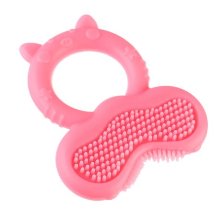 Silicone teething "cat", massager, color mix, crumb I-3