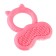 Silicone teething "cat", massager, color mix, crumb I