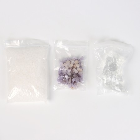 With your own hands. Creating an aromatic candle with dried flowers "grapes", a set for creativity-2