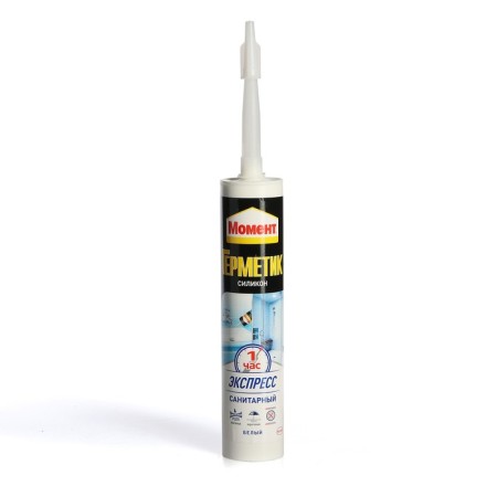 Sealant moment express, silicone, sanitary, white, 280 ml-2