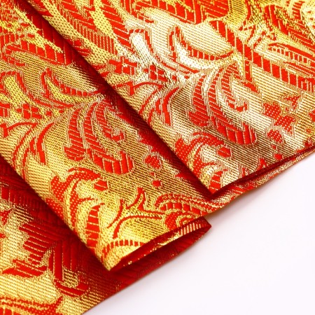 Board flap, red with gold patterns, 50 × 50 cm-2