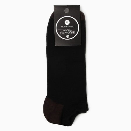 Male socks, black color, size 25-2