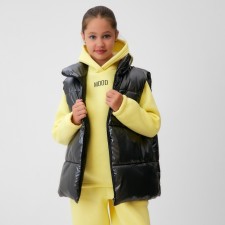 Children's ’width minku, gray color, height 140 cm