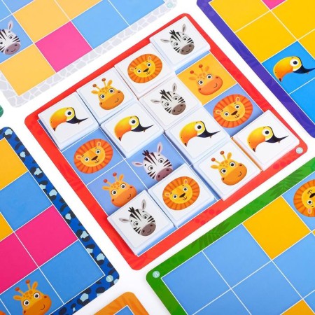 Настольная игра на логику «В мире Африки», 1 игрок, 3+-3