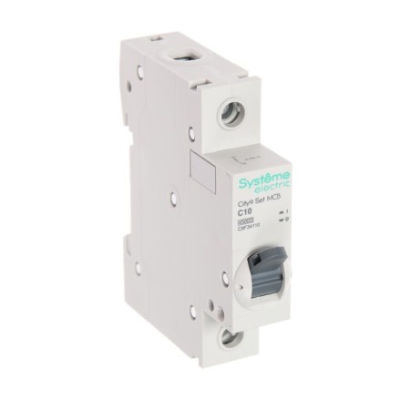 The circuit breaker SE CITY9 SET, C, 10 A, 1P, 4.5 KA, 230 V-1