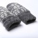 Women's mittens, gray color, size 20-22