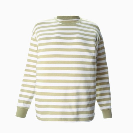 Female sweatshirt, white/olive color, size 44-2