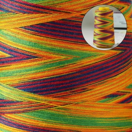 Multicolor threads 40/2, 3000 yard, colorful color-1