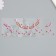 Sticker Plastic Straz "Choker with butterflies and rhinestones" MIX 11.6x18 cm