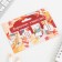 A set of magnetic bookmarks 4 pieces on the substrate "Dear Teacher"