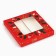 Box for chocolate “Happy New Happiness”, with a window, 10.2 x 1.4 x 10.2 cm, New Year