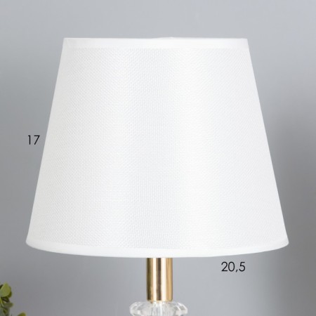 Table lamp "Charo" 1x40W E27 white 21x21x37cm-2