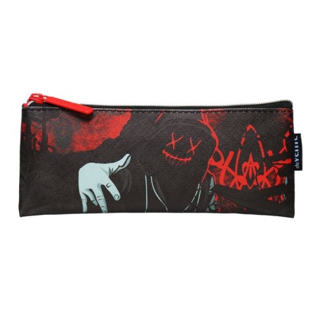 Penal soft, 1 compartment, 90 x 215 x 10 mm, flat, Devente, Hoodie Man, Artificial leather 7024403-1