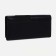 Women's wallet on magnets, black color