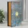 Safe-book wood, leatherette "Sun" volumetric embossing 21x13x5 cm