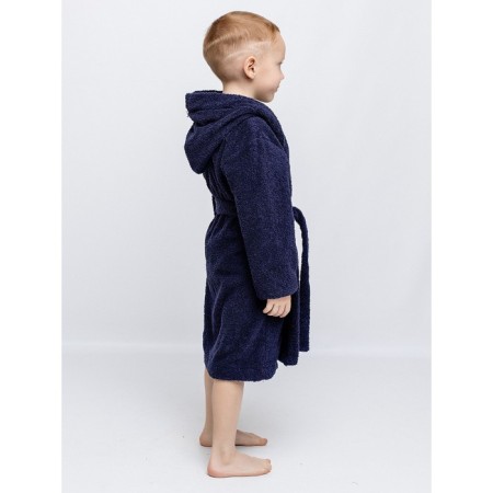 Baby robe, height 110 cm, dark blue color-1