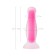 Anal plug glowing in the darkness of John Glow, waterproof, silicone, transparent, 12.5 cm