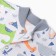 Combineson for children, white color/dinosaurs, height 68 cm