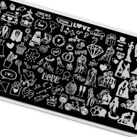 TNL Premium stamping plate "Dream Wedding"-1