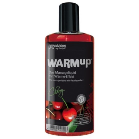 The edible massage tool Joydivision Warmup with cherry taste, warming, 150 ml