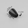 A set of tips for the cord d = 4 mm, 1.7 × 1.2 cm, 100 pcs, black color