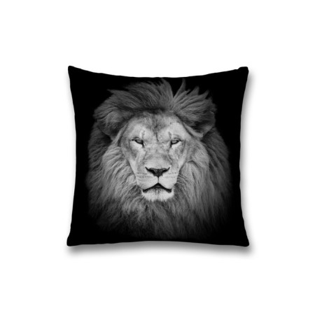 Decorative pillowcase "Wise lion", on a zipper, size 45x45 cm