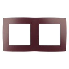 The frame for the circuit breaker for 2 posts, era12, burgundy
