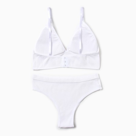 Female set (top, panties) color white, size 46-48-5