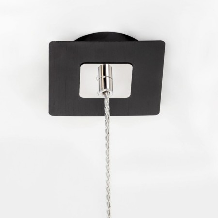 Suspended Citilux Virta CL139012, 12x10x25 cm, 1x60W, E14, gray color.-10