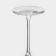 A set of macaron wine glasses, 600 ml, crystal glass, 6 pcs