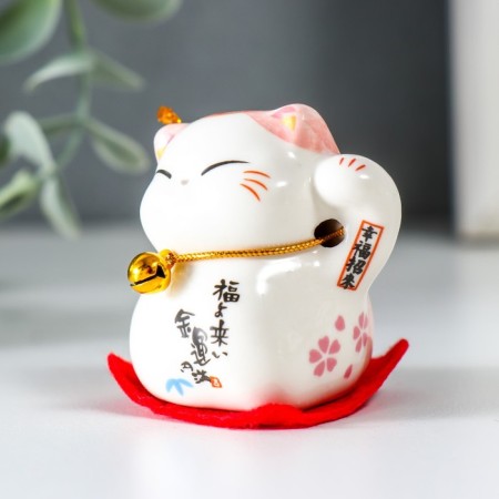 Souvenir ceramics "manei -nako - puffy cheeks" 4.5x3.8x4.6 cm set 5 pcs-4