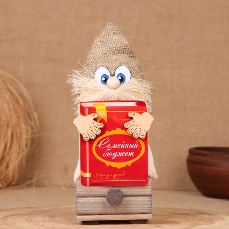 Brownie "Favorite with a book", on a chest, 21x11x7 cm