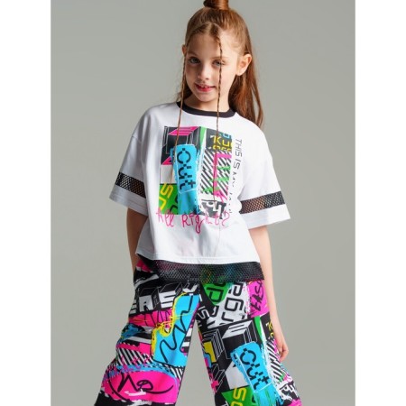 Футболка для девочки PlayToday, рост 170 см