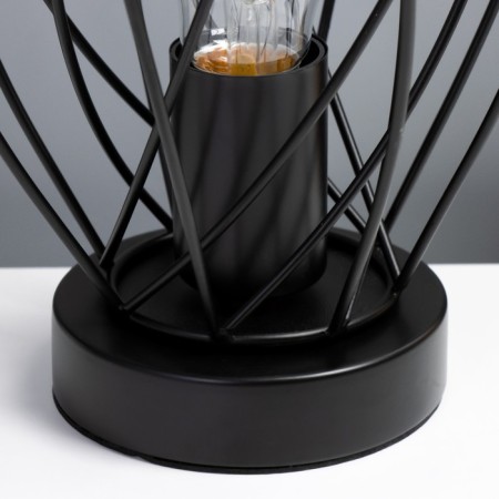 Bigli table lamp E27 40W Black 18x18x20cm Risalux-4