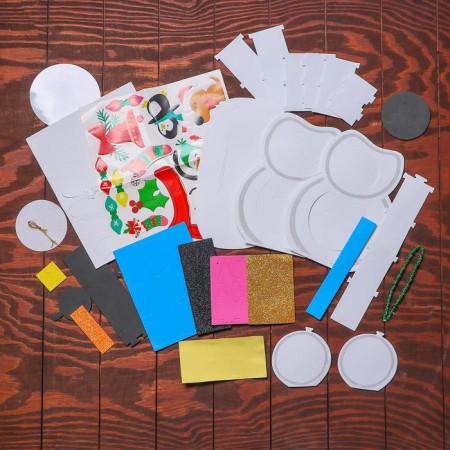Set for creativity - Create the New Year's decoration "Snowman"-2