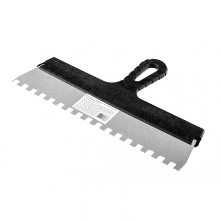 Sparta 85131 spatula, 10x10 mm tooth, stainless steel, plastic handle, 350 mm-1
