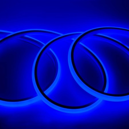 Flexible neon General, 16x16 mm, 50 m, LED/M-12-SMD2835-220V, 9.6 W/m, IP67, blue-1